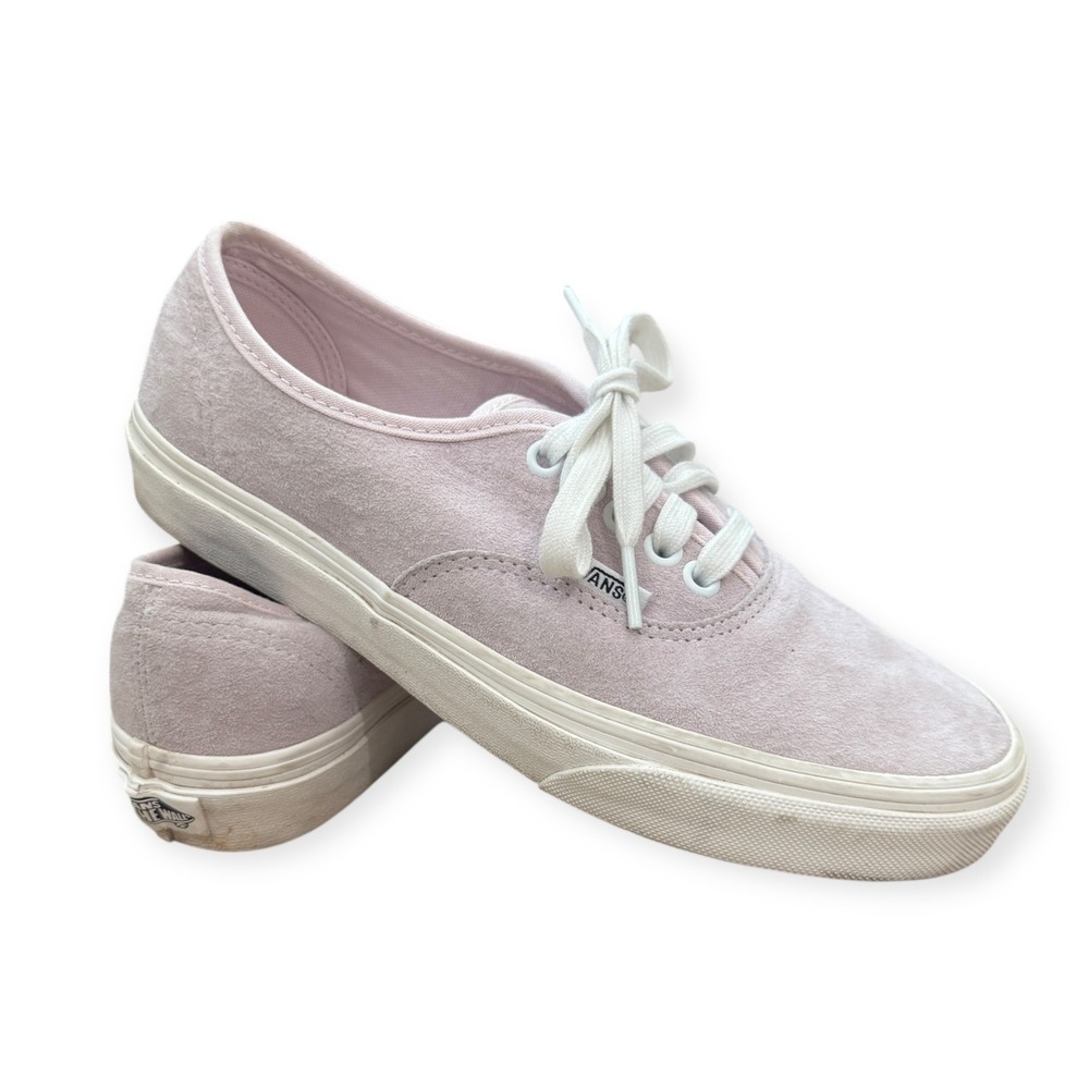 Vans Eco Theory Shoes Women's 8 / Men's 6.5 Pink Suede Low Top‎ Sneakers